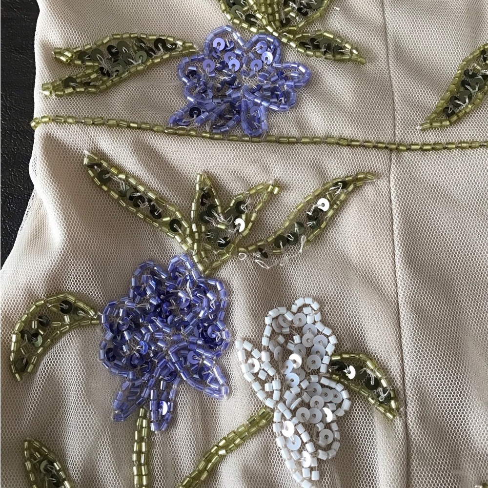 ADRIANNA PAPELL Beaded midi cocktail dress - worn only once! Gorgeous! - Picture 10 of 14